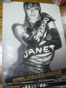 B2大 ポスター　ジャネットジャクソン　Janet Jackson / Discipline