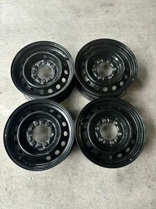 [ receipt limitation (pick up) ] Toyota Hiace original steel wheel iron chin 15X6J 6H/139.7 SET35 hub diameter 106 4ps.