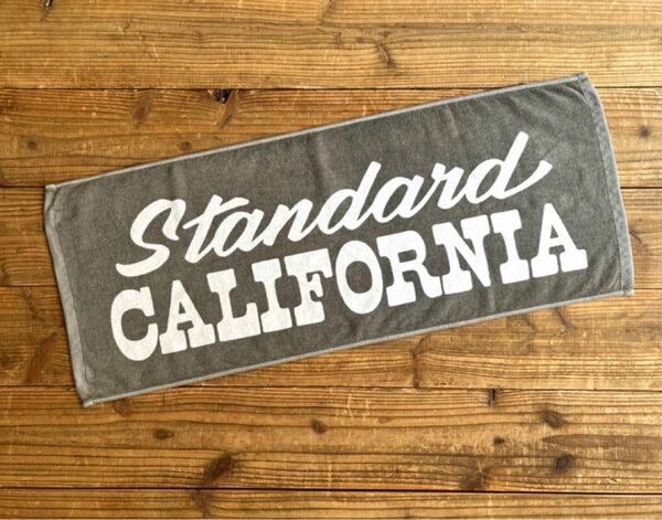 【Standard California】グリーンルーム限定 フェイスタオル スタンダードカリフォルニア グレー 今治タオル