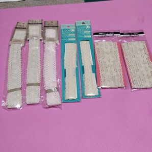 【未開封】 レース リボン7点セット 手芸リボン 素材