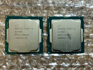 [intel Core i5-8500 3.00GHz 2 piece SET]CPU 1 jpy start selling out Junk used operation PC disassembly . exhibition postage nationwide equal 230 jpy 