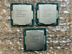 [intel Core i3-9100 3.60GHz 3 piece SET]CPU 1 jpy start selling out Junk used operation PC disassembly . exhibition postage nationwide equal 230 jpy 