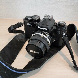 Nikon Nikon rare high class single‐lens reflex camera FM3A black super rare operation goods body . lens nikkor 50mm 1.4 body lens single‐lens reflex camera 