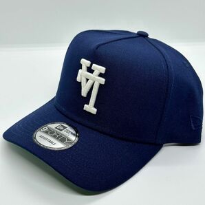 【海外限定】 NEWERA 9FORTY Los Angeles Dodgers ドジャース キャップ ネイビー LA 逆ロゴ ②