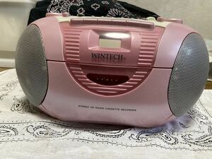  WINTECH CDラジカセ　ジャンク