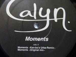 Calyn - Moments／Promo／検：デビューシングル!! カリン 非売品 国内盤 12インチ 12inch Japan Not On Label R&B