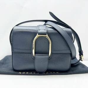 現行　美品　RALPH LAUREN　ラルフローレン　ウェリントン　 ショルダーバッグ　クロスボディ　ネイビー1　WACLBAG03520018800