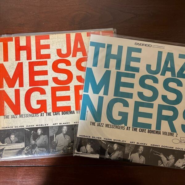 【LP×2】The jazz messengers / At The Cafe Bohemia VOL.1&2 検) BLUENOTE US orig Lexington盤 & LIBERTY盤 オリジナル盤 激レア RVG 耳