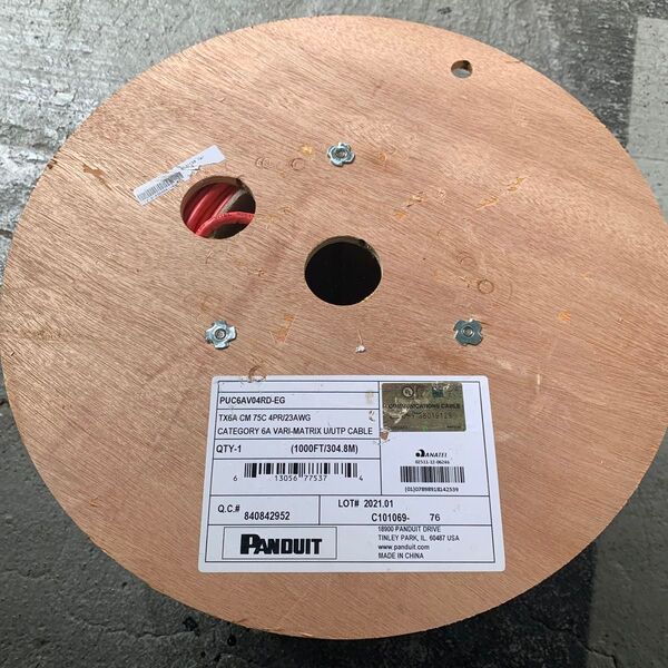 PANDUIT PUC6AV04RD-EG