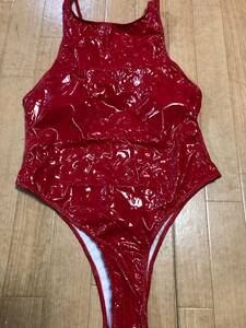  включение в покупку не возможно * стоимость доставки 390 иен супер глянец супер стрейч .. купальный костюм костюм маскарадный костюм рост рост купальный костюм Leotard ( красный )XL