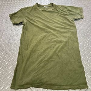 米軍放出品 Tシャツ　サバゲー　ランニング　OD MEDIUM 吸収性抜群(INV DE30)