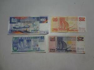  Singapore dollar bill sum total 55 dollar 