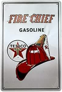 [USA american дизайн ]FIRE CHIEF бензин масло гараж мотоцикл гараж автограф панель Vintage Biker 
