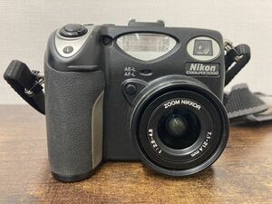 ①Nikon COOLPIX5000 ニコン E5000 デジタルカメラ 1:2.8-4.8 7.1-21.4mmバッテリー無し 充電器（MH-52）付き