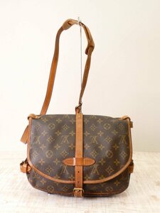 ルイヴィトン Louis Vuitton ソミュール35　ショルダーバッグ【L's(35)/ モノグラム/Dランク】b4CE