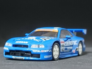 ◆京商/KYOSHO(1/64)◆1999 日産 スカイライン GT-R(BNR34/カルソニック/12番)◆ルース/傷少良品★夢屋KY031★