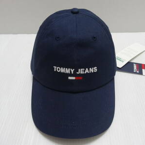 新品★トミージーンズ【 TOMMY JEANS】レディース★野球帽★キャップ★ネイビー★オーガニックコットン★特価品★送料込★T-39