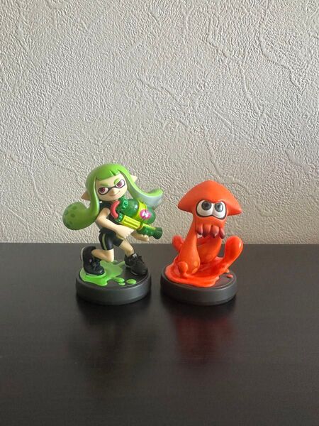 スプラトゥーン amiibo アミーボ ガール イカ スプラトゥーンamiibo ライムグリーン オレンジ