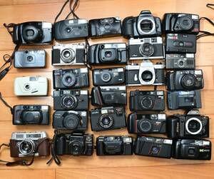 フィルムカメラ まとめ売り　30台　ジャンク　部品取り Canon MINOLTA OLYMPUS FUJI PENTAX RICOH Nikon大量セット　2