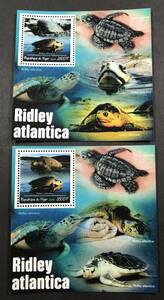 nije-ru2024 year issue turtle stamp small size seat (2) unused NH