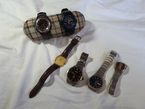 SEIKO、OMEGA、CASIOなどを含む腕時計6本セット