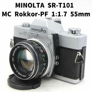 ミノルタ SRT101 + MC Rokkor-PF 1:1.7 55mm