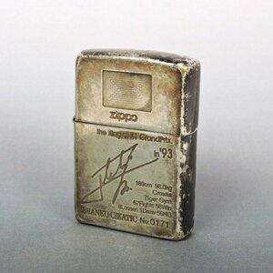 【中古/現状】ZIPPO ジッポー オイルライター ブランコ・シカティック GRAND PRIX '93王者 刻印入り1997年製 火花確認