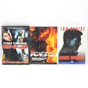 ●【中古】ミッション:インポッシブル 1～3 DVDセット M:I-2 M:i:III トム・クルーズ ジャン・レノ IMF