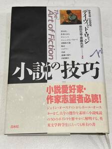 T4E120◆ 小説の技巧 The Art of Fiction デイヴィッド・ロッジ【著】 柴田元幸・斎藤兆史【訳】 白水社 1997年