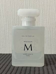 N4F022◆新品同様◆ メゾンM シアーホワイト 香水 50ml