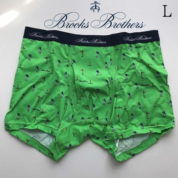 定価3520円 Lサイズ Brooks Brothers/ブルックス ブラザーズ ボクサーパンツ/ゴルフ柄 