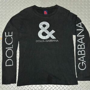 DOLCE&GABBANA ドルチェアンドガッバーナ メンズロンT 長袖 Tシャツ ブラック