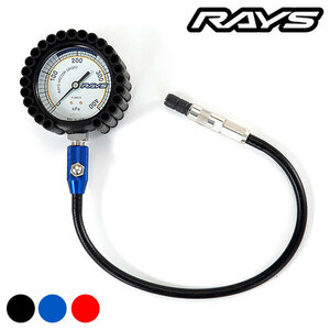 [RAYS] Rays racing air gauge 75 75Φ ( made in Japan ) red R-RAG75