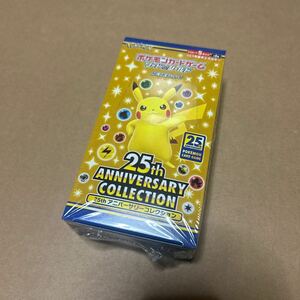 ポケモンカードゲーム 25th BOX アニバーサリー コレクション ソード&シールド 未開封 シュリンク付 25th anniversary collection