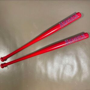 Angels エンジェルス 応援グッズ 木製 バッド 2本セット MLB