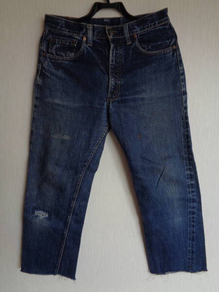 希少 赤耳 ヴィンテージ 70s Levi's リーバイス 505-0217 66 前期 オリジナル シングル スレーキ スタンプ ☆ 501xx 大戦 ビッグE