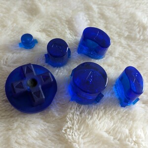  Game Cube controller GC controller custom bo chest mabla blue blue 