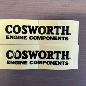 COSWORTH シール （黒）2枚組