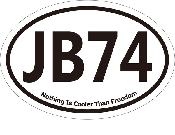 Jimny SIERRA ジムニーシエラ JB74 ビークルIDステッカー(楕円) 送料込み