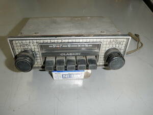  Clarion CLARION retro машина радио MODEL RA-130A работоспособность не проверялась редкий 