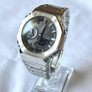 G-SHOCK FULL METAL 2100 Series GM-B2100D-1AJF（シルバー）