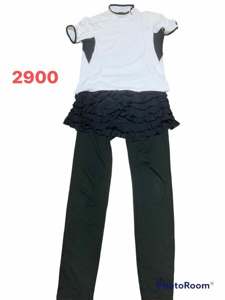 エレッセ　テニスシャツ　レギンス　両方Ｌ　６月8まで特価２900から2500円過ぎれば元の値段に戻します。お買い得