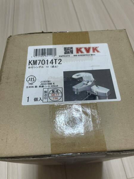 【送料無料】未使用品　KVK シングルレバー　KM7014T2 洗面化粧室 洗面用シングルレバー式混合栓