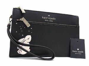 ■新品■未使用■ kate spade ケイトスペード KA611 ブンブンバニー レザー ウサギ ポーチ マルチケース 小物入れ ネイビー系 BI1664