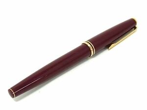 1 jpy MONT BLANC Montblanc Classic pen .14K 585 14 gold fountain pen writing implements stationery stationery bordeaux series × gold group FD2132