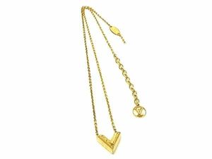 1 jpy LOUIS VUITTON Louis Vuitton M61083esen car ruV necklace pendant accessory lady's gold group FC5831