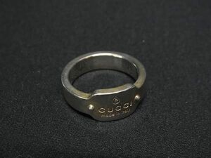 1円 GUCCI グッチ SV925 リング 指輪 アクセサリー 表記サイズ 12 (約11号) メンズ レディース シルバー系 FD1792