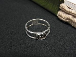 1 иен GUCCI Gucci Inter locking G SV925 кольцо кольцо аксессуары указанный размер 11( примерно 10 номер ) оттенок серебра FD1598