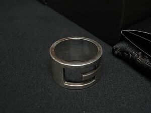 1 иен GUCCI Gucci Blanc dead G кольцо SV925 кольцо кольцо аксессуары указанный размер 13( примерно 12 номер ) мужской женский оттенок серебра FD1258