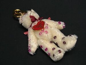 1 jpy # beautiful goods # PRADA Prada bear beads .. bear key holder key ring bag charm beige group FD1355